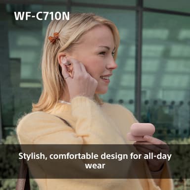 Sony WF-C710N true wireless in-ear hörlurar (rosa)
