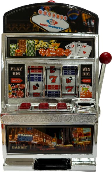 Mad Monkey spelautomat-spargris