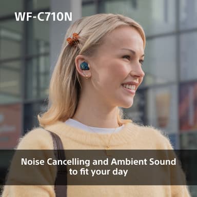 Sony WF-C710N true wireless in-ear hörlurar (glas blå)