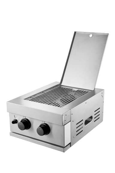 Myoutdoorkitchen - Built-in - Inbyggbar Sidobrännare med dubbla plattor
