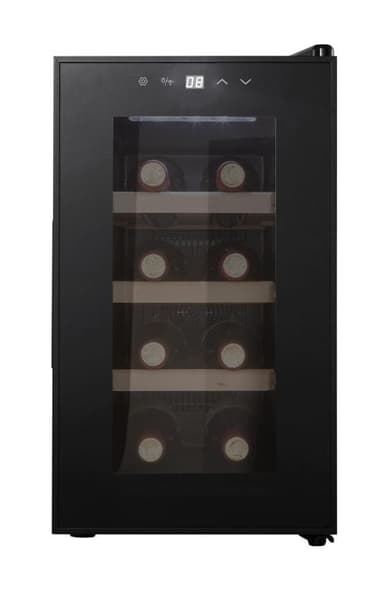 Fristående termoelektrisk vinkyl - Northern Collection 8 Black