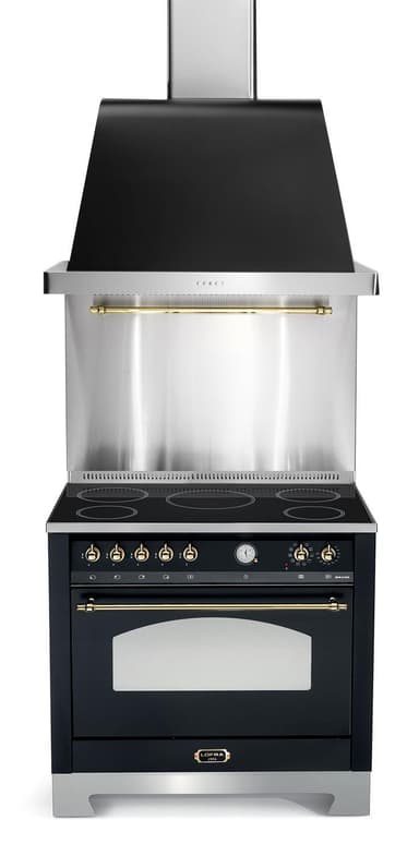 Lofra - Dolce Vita 90 cm (1 ugn) (Svart/Mässing) Induktion