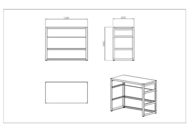 Nordic Line - Barmodul 120 cm