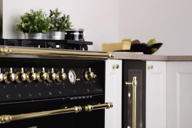 Lofra - Dolce Vita 90 cm (1 ugn) (Svart/Mässing) Induktion