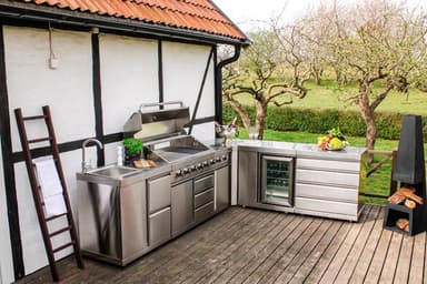 Hörnmodul 90° - Stainless