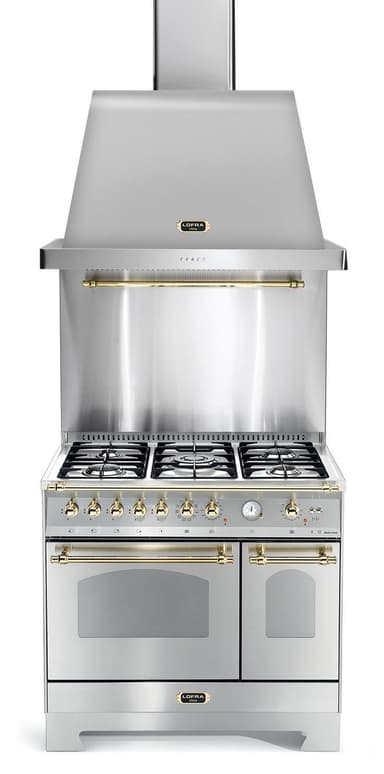 Lofra - Dolce Vita 90 cm (2 ugnar) (Rostfri/Mässing) Gas