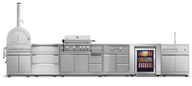 Myoutdoorkitchen - Inox Range - Modul med pizzaugn