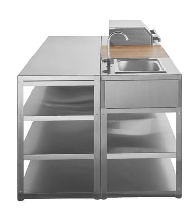 Nordic Line Stainless - Utekök Arbetsbänk 180 cm
