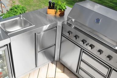 Hörnmodul 90° - Stainless