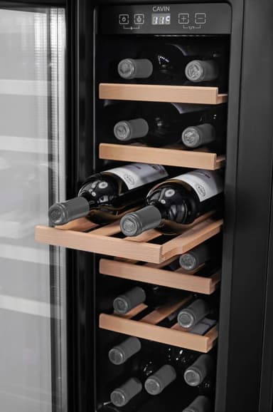 Inbyggbar Vin- och ölkyl - Arctic Collection 60 Duo Fullglass Black