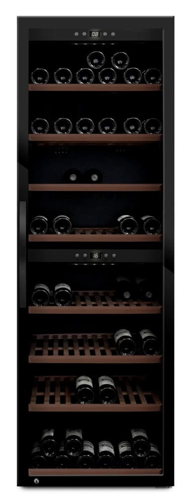 Fristående vinkyl - WineExpert 180 Fullglass Black
