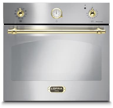 Inbyggbar ugn Dolce Vita 60 cm (Rostfri/Mässing)
