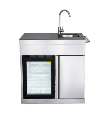 Pure - Fristående utekök - Compact - Stainless