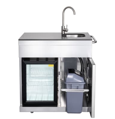 Pure - Fristående utekök - Compact - Stainless