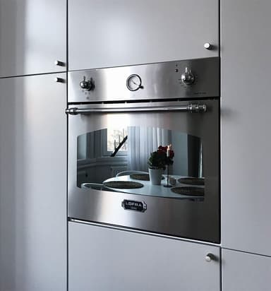 Inbyggbar ugn Dolce Vita 60 cm (Rostfri/Mässing)