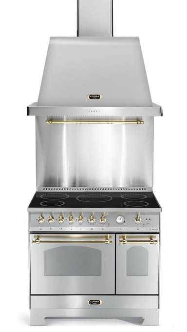 Lofra - Dolce Vita 90 cm (2 ugnar) (Rostfri/Mässing) Induktion