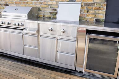 Myoutdoorkitchen - Inox Range - Modul med sidobrännare