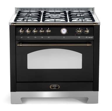 Spis - Dolce Vita 90 cm (1 ugn) (Svart/Brons) Gas