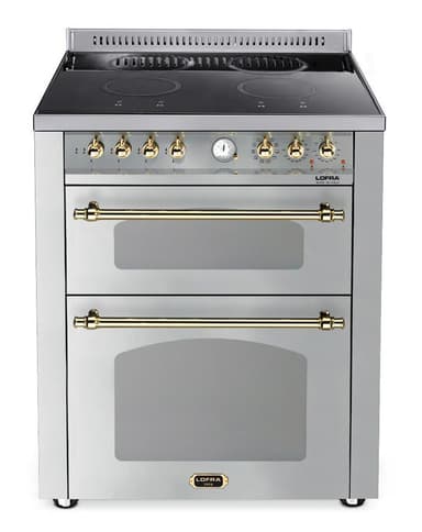 Lofra Spis - Dolce Vita 70 cm (2 ugnar)(Rostfri/Mässing) Induktion