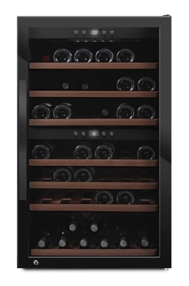 Fristående vinkyl - WineExpert 66 Fullglass Black
