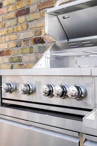 Myoutdoorkitchen - Inox Range - Fristående gasgrill med 4 brännare och infravärme