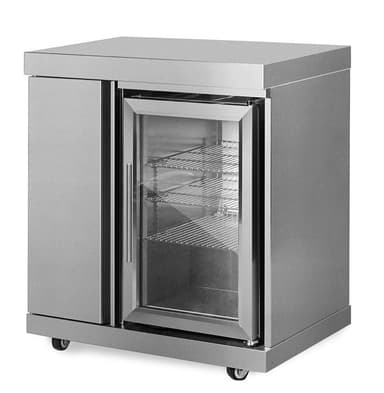 Myoutdoorkitchen - Modul med kylskåp och förvaringsskåp