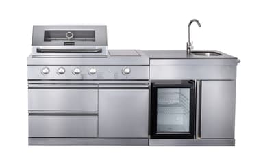 Pure - Fristående utekök - Compact - Stainless