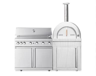 Modul vedeldad pizzaugn - Naples - Stainless