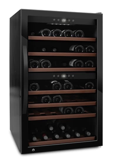 Fristående vinkyl - WineExpert 66 Fullglass Black