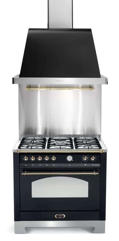 Lofra - Dolce Vita 90 cm (1 ugn) (Svart/Mässing) Gas
