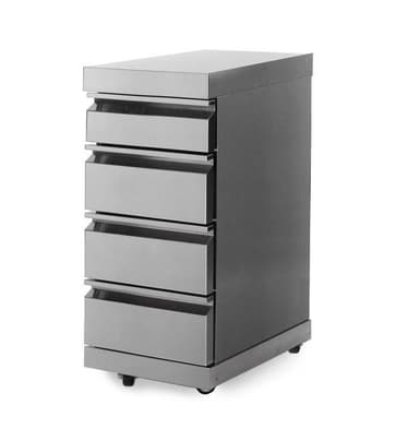 Modul med hyllor - 43 cm - Stainless