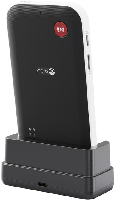 Doro Leva X10 mobiltelefon (vit/svart)
