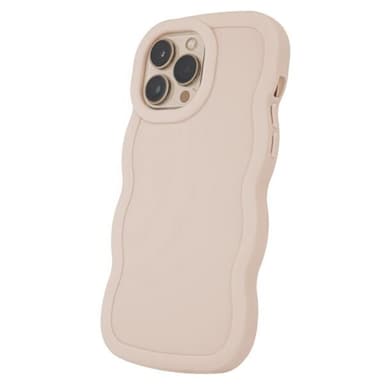 Candy Curly Bakskal till iPhone 16 Plus - Beige