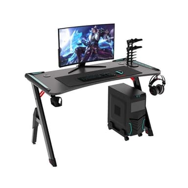 Gamingbord med RGB - Svart