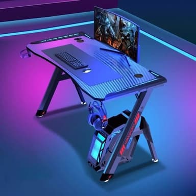 Gamingbord med RGB - Svart