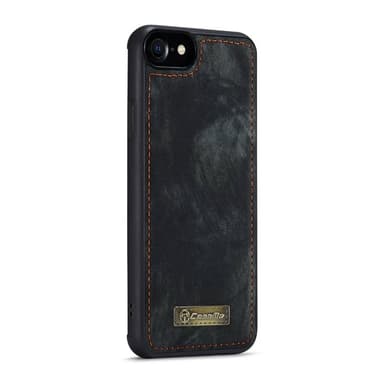 CaseMe mobilfodral 008 8-kort iPhone 16e - Svart/grå