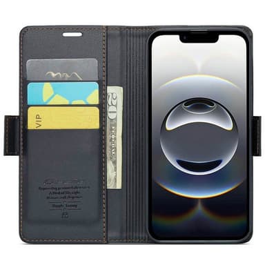 CaseMe mobilfodral 023 iPhone 16e - Svart