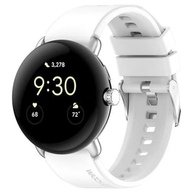Silikonarmband till Google Pixel Watch 1 / 2 - Vit