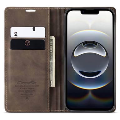 CaseMe mobilfodral 013 iPhone 16e - Coffee