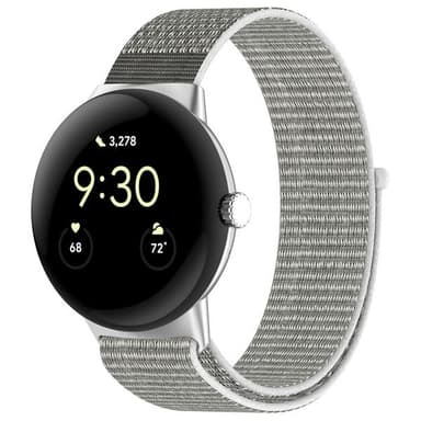 Armband i nylon till Google Pixel Watch 1 / 2 - Grå