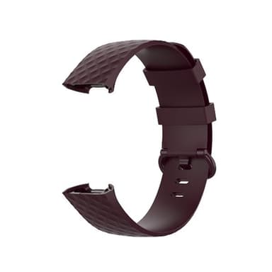 Silikonarmband Fitbit Charge 4 / Charge 3 / Charge 3 SE - stl. S Brun