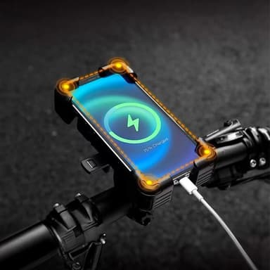 Rockbros Mobilhållare för motorcykel - Svart