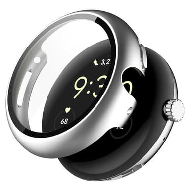 Skyddskal med Skärmskydd till Google Pixel Watch 1 / 2 -Silver