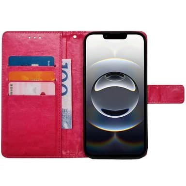 Plånboksfodral 3-kort iPhone 16e - Rosa