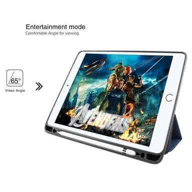 Konstläderfodral med pennhållare till iPad Pro 10,5""