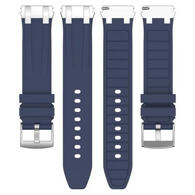 Silikonarmband till Amazfit Watch Bip 5 22mm - Blå
