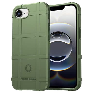 Rugged Shield skal iPhone 16e - Grön