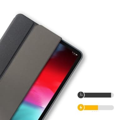 Konstläderfodral med pennhållare till iPad Pro 12,9"" 2018