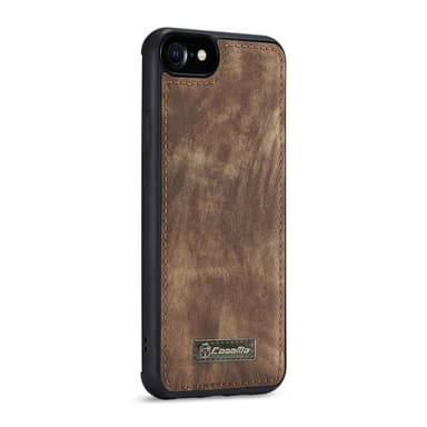 CaseMe mobilfodral 008 8-kort iPhone 16e - Brun