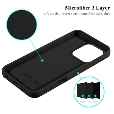 iPhone 16 PRO MAX Skal Fodral Case (Svart)